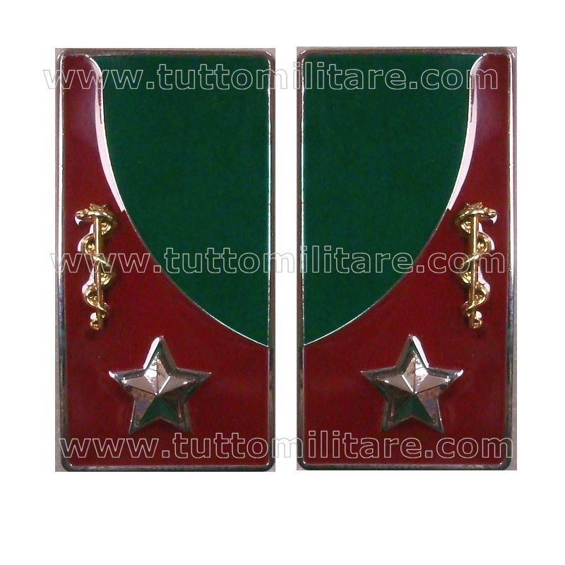 Mostrine Ufficiale Medico Alpini