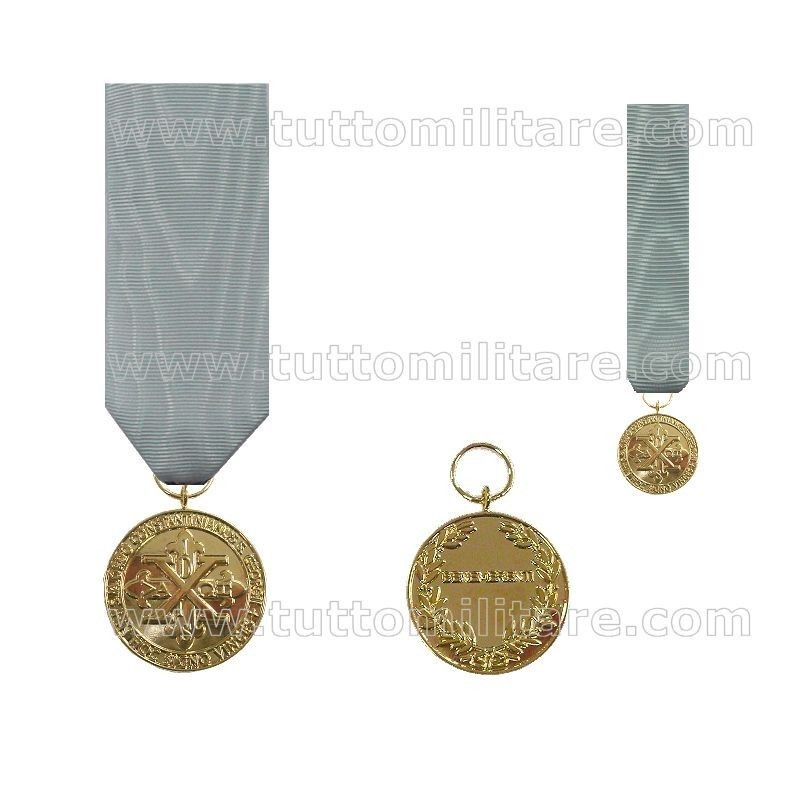 Medaglia Benemerenza Oro Ordine Costantiniano di San Giorgio Ramo Napoletano
