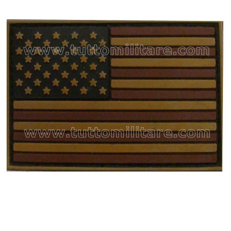 Patch Bandiera USA in Gomma