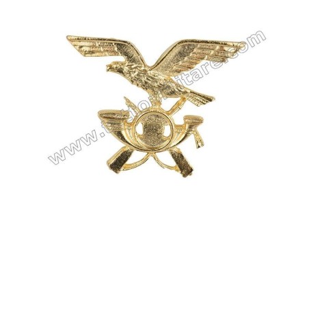 Fregio Metallo Dorato Alpini per Norvegese