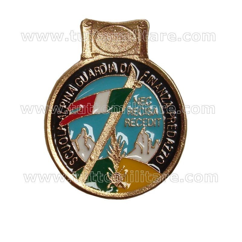 Distintivo Scuola Predazzo con Portanumero