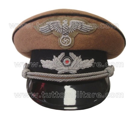 Berretto Militaria Ufficiale Corpo Diplomatico Tedesco