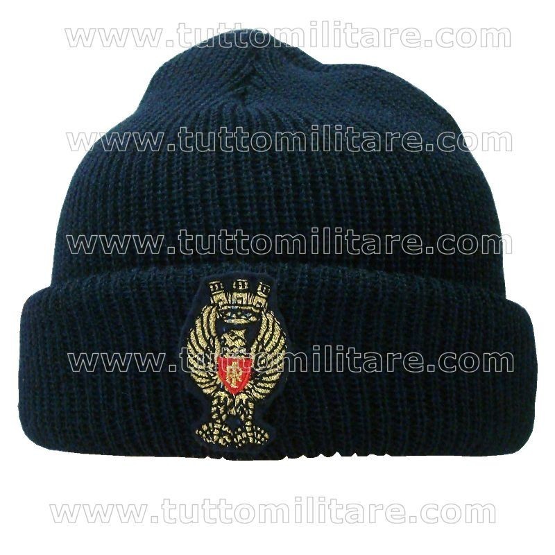Cuffia Lana Polizia di Stato Idrorepellente