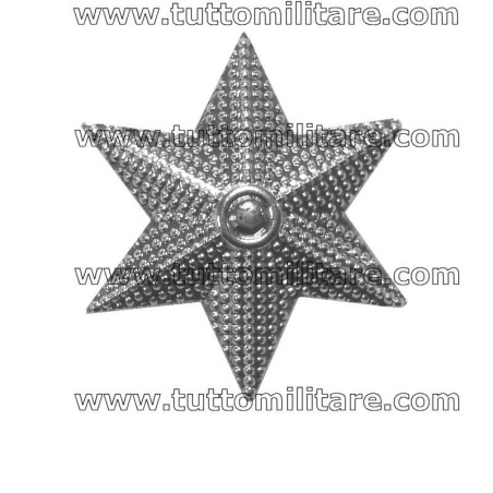 Stella Militare Argento a 6 Punte