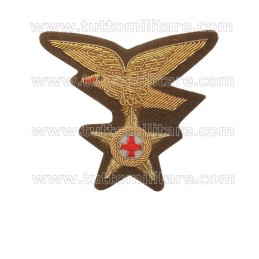 Fregio Ricamato Oro Sanità Alpina Norvegese