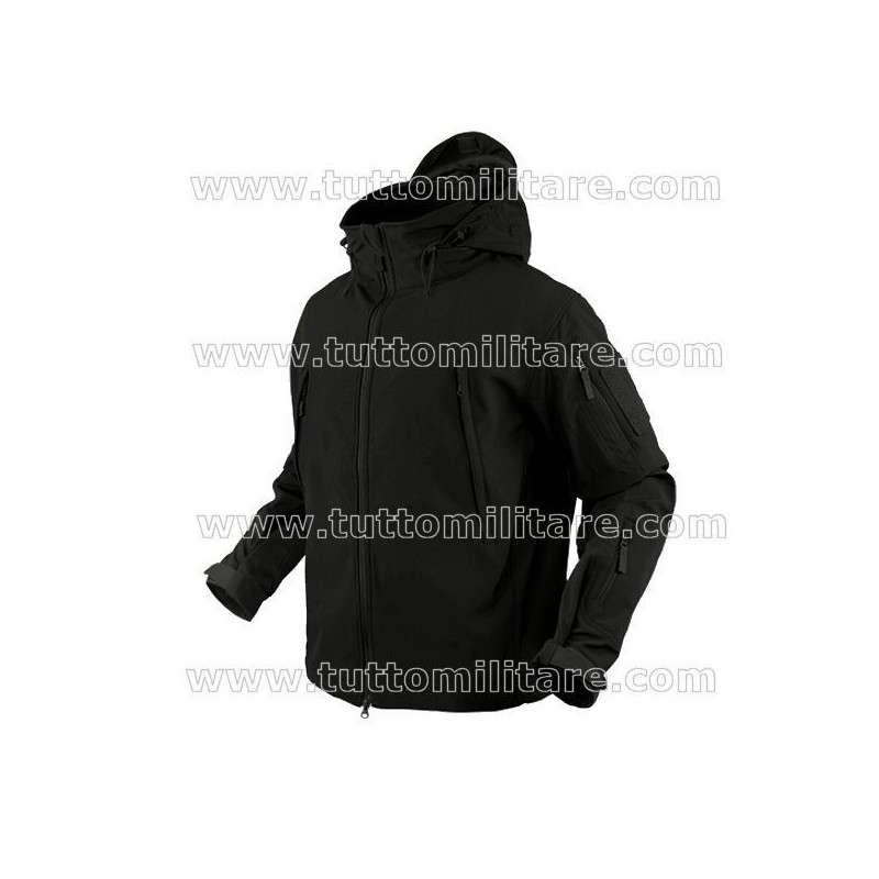 Giubbino Tattico Soft Shell Nero