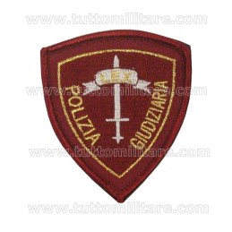 Scudetto Ricamato Polizia Giudiziaria Polizia di Stato