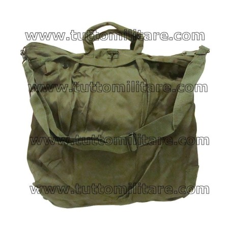 Borsa Porta Casco Volo Verde con Tracolla 