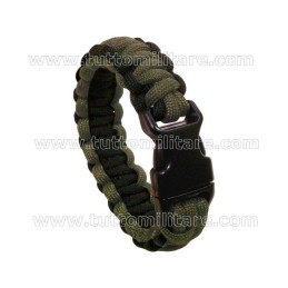 Braccialetto Paracord Double Cobra OD-Black