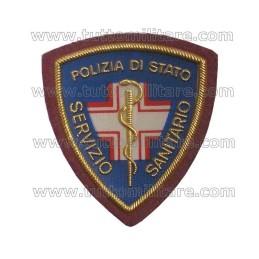 Scudetto Plastica Servizio Sanitario Polizia di Stato