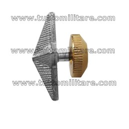 Stelloni Zigrinati in Metallo Argentato