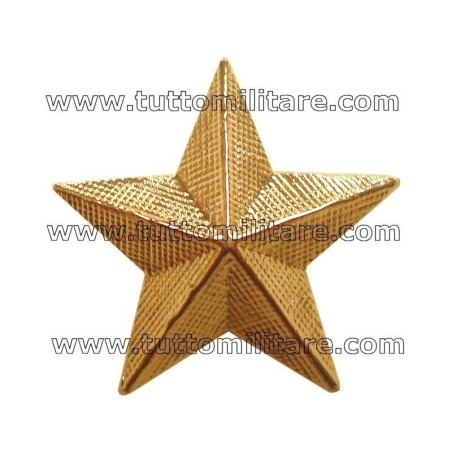 Stelloni Zigrinati Metallo Dorato