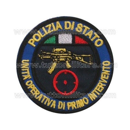 Scudetto Unità Operativa di Primo Intervento Polizia di Stato