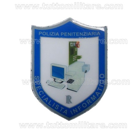Scudetto Specialista Informatico Polizia Penitenziaria