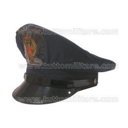 Copriberretto Antipioggia Nylon Blu Polizia 