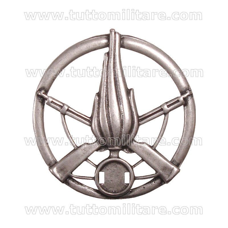 Fregio Metallo Basco Fanteria