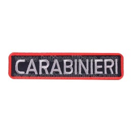 Targhetta Ricamata Carabinieri Tuta OP