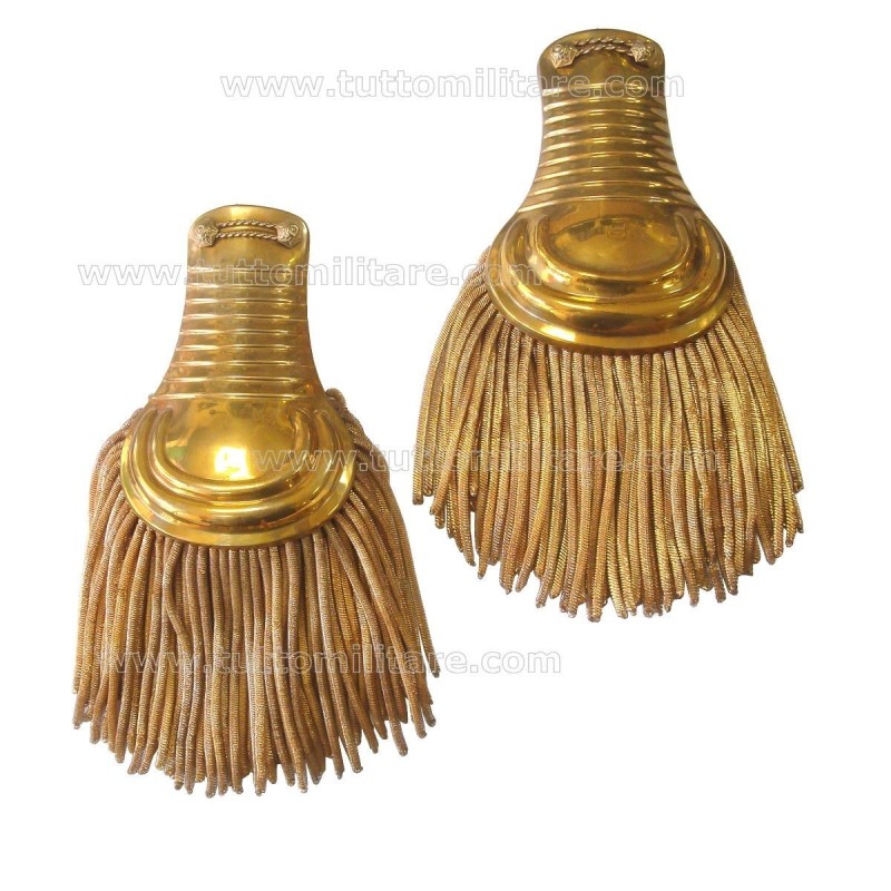 Spalline Metalliche Dorate Grande Uniforme Storica