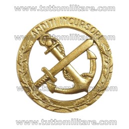 Fregio Metallo Arditi Incusori Marina Militare
