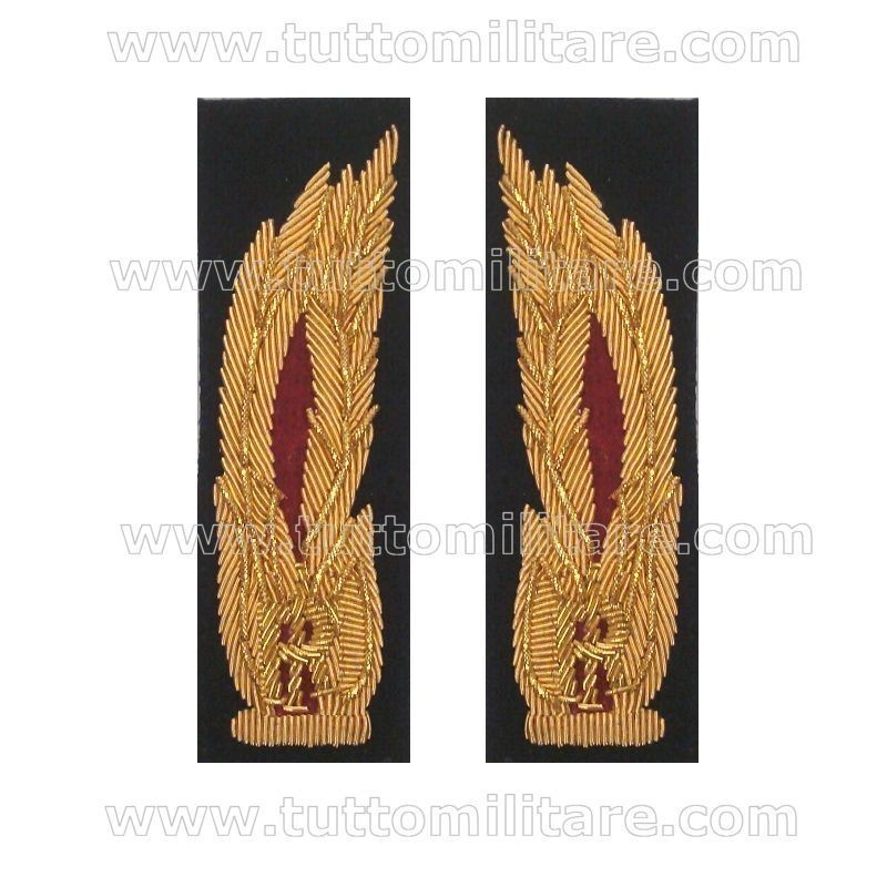 Alamari Ricamati Sostituto Commissario Polizia di Stato