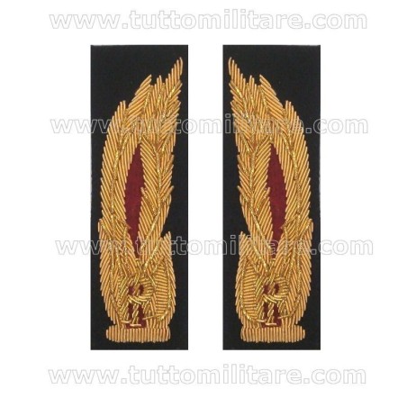 Alamari Ricamati Sostituto Commissario Polizia di Stato