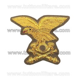 Fregio Ricamato Oro Artiglieria Alpini Norvegese