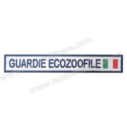 Targhetta Ricamata Guardie Ecozoofile