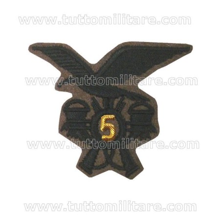 Fregio Norvegese Alpina 5° Reggimento Alpini