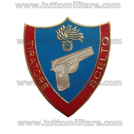 Distintivo Metallo Tiratore Scelto Carabinieri