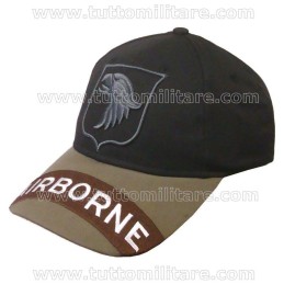Cappellino 101st Airborne Black & Brown