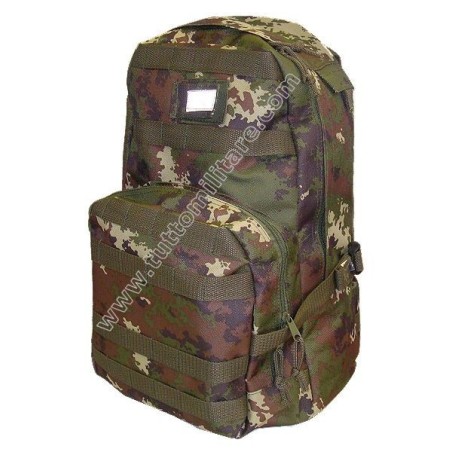 Zainetto Tattico Vegetato 25 litri 2 tasche