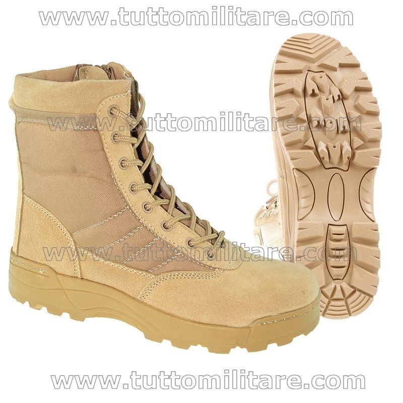 Stivaletti Militari Cordura TAN Desert