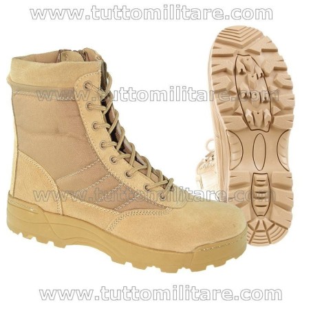 Stivaletti Militari Cordura TAN Desert