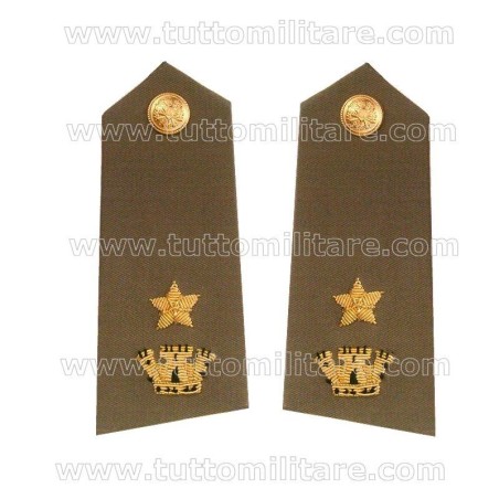 Controspalline Ricamate Maggiore Esercito