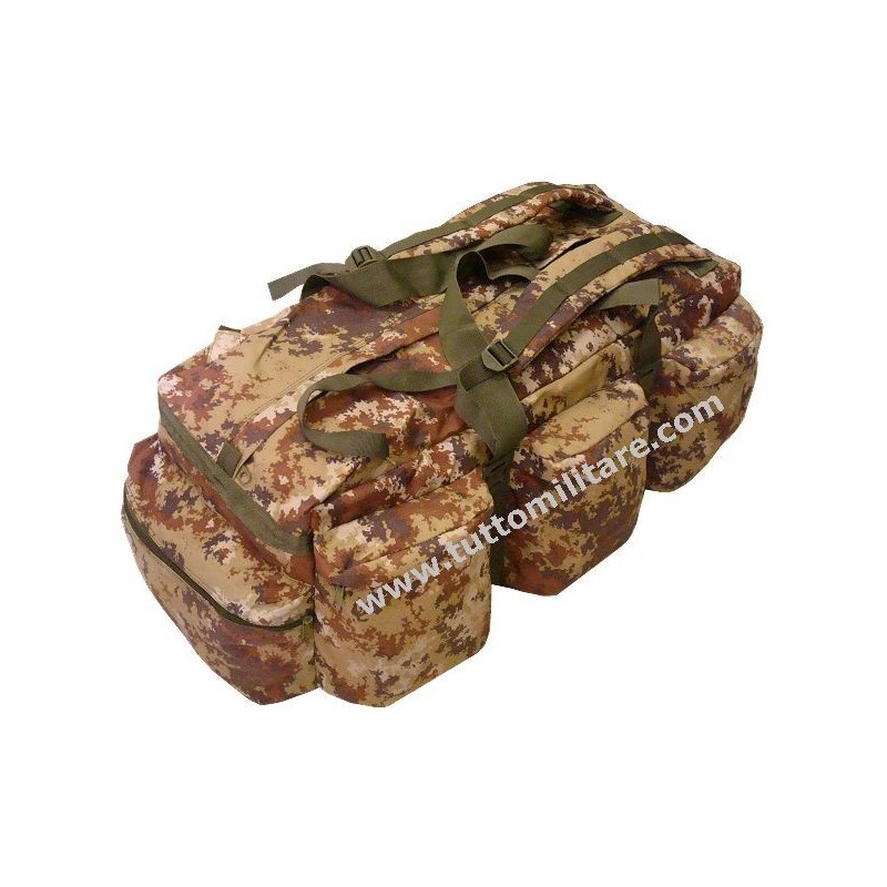 Borsone Zaino Militare Vegetato con Spallacci 110 litri