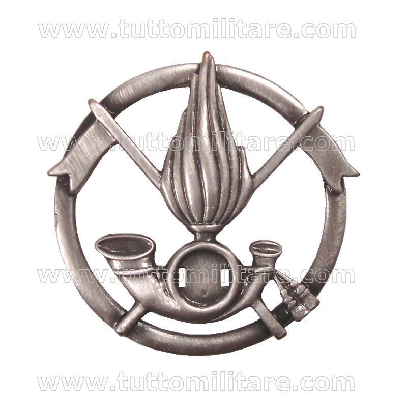 Fregio Metallo Basco Cavalleria Fuori Corpo