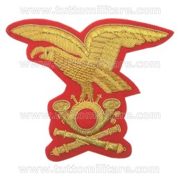 Fregio Ricamato Cappello Alpino Comandante Artiglieria Alpina