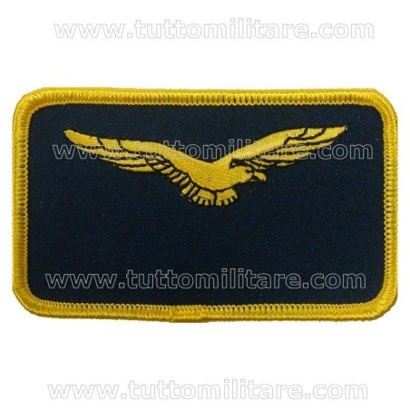 Targhetta Ricamata Pilota Civile Aeronautica