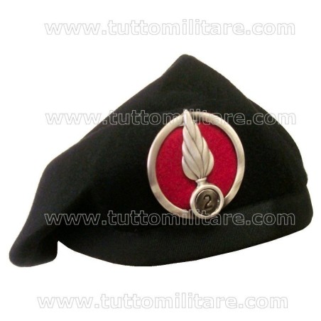 Basco Cavalleria Tre Fiamme con Fregio Comandante 2 Piemonte