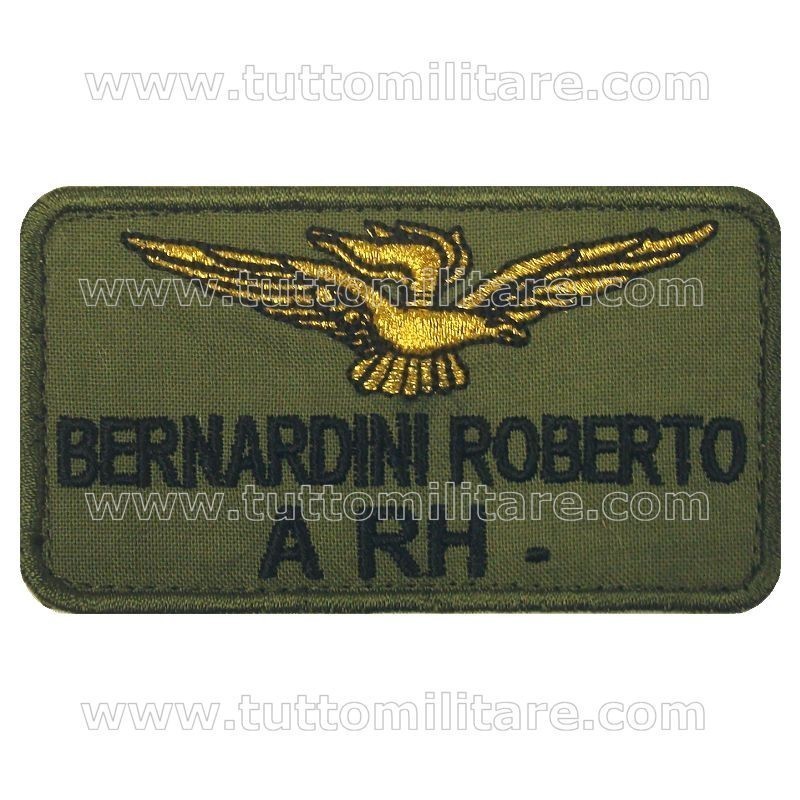 Targhetta Personalizzata Pilota Aviazione Leggera Esercito