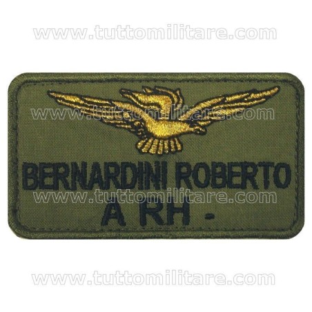 Targhetta Personalizzata Pilota Aviazione Leggera Esercito