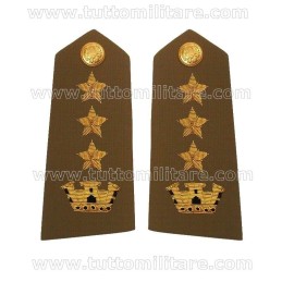 Controspalline Ricamate Colonnello Esercito
