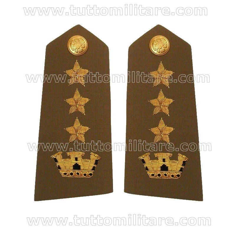 Controspalline Ricamate Colonnello Esercito