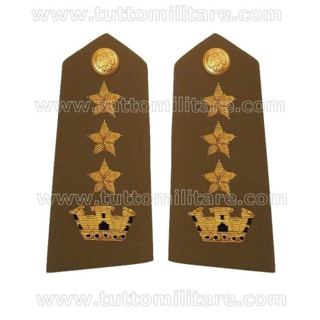 Controspalline Ricamate Colonnello Esercito