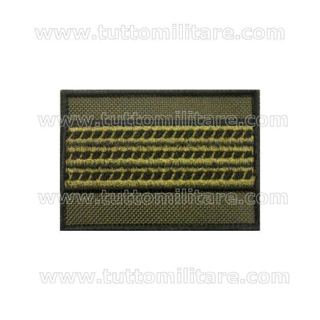 Grado Velcro Maresciallo Capo Esercito
