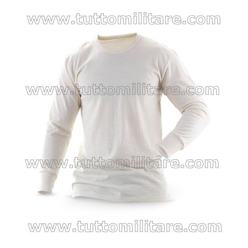 Maglia Pura Lana Vergine Maniche Lunghe