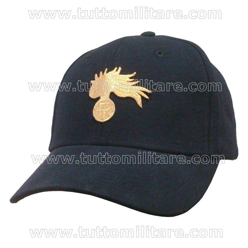 Cappellino Ricamato Carabinieri Fiamma Dorata