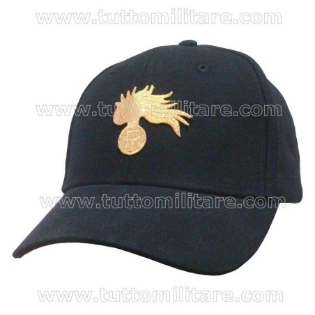 Cappellino Ricamato Carabinieri Fiamma Dorata