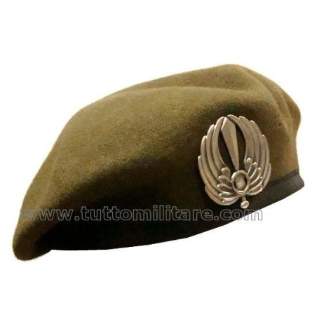 Basco Kaki Esercito Fregio Nembo