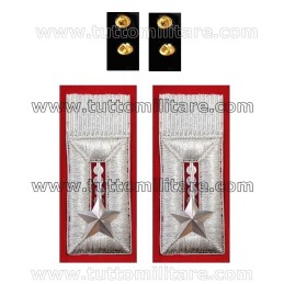 Alamari Ricamati Carabinieri con Stella Clips Posteriori